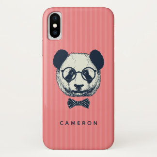 Panda Stripes | Jouw namen toevoegen Case-Mate iPhone Case