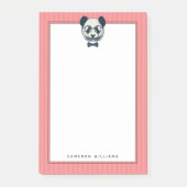 Panda Stripes | Jouw namen toevoegen Post-it® Notes (Voorkant)