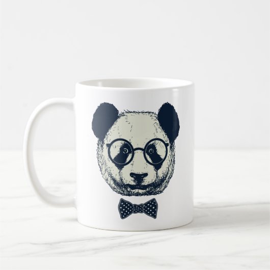 Panda Stripes Koffiemok (Links)