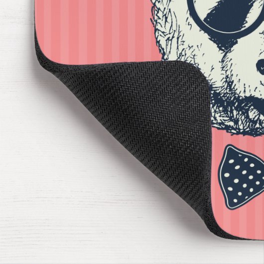 Panda Stripes Muismat (Hoek)