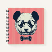 Panda Stripes Notitieboek (Voorkant)
