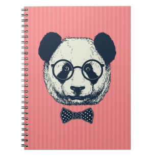 Panda Stripes Notitieboek