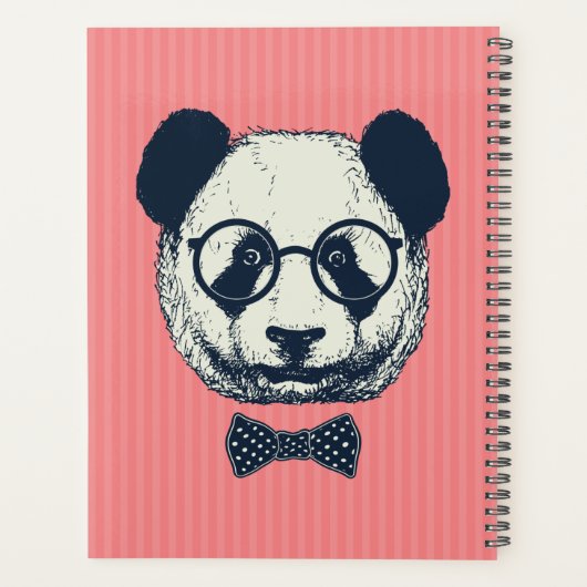 Panda Stripes Planner (Achterkant)