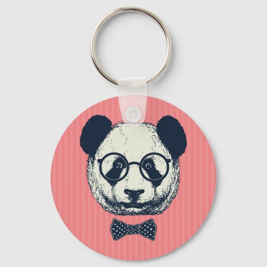 Panda Stripes Sleutelhanger (Voorkant)