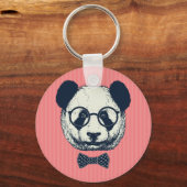 Panda Stripes Sleutelhanger (Voorkant)