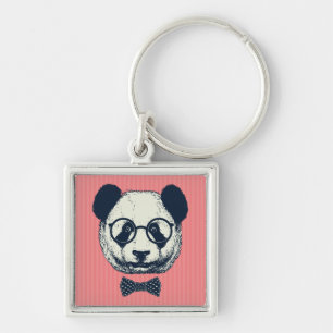 Panda Stripes Sleutelhanger