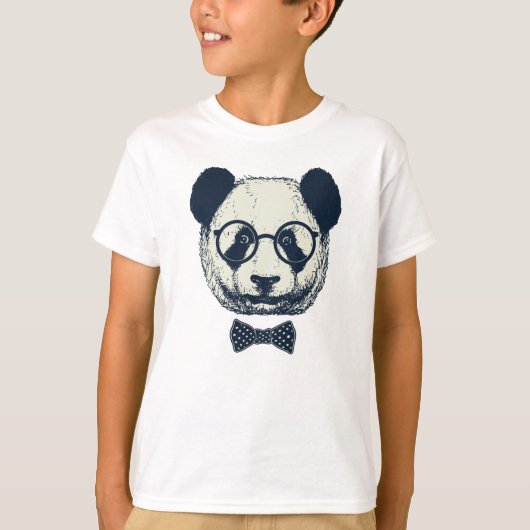 Panda Stripes T-shirt (Voorkant)