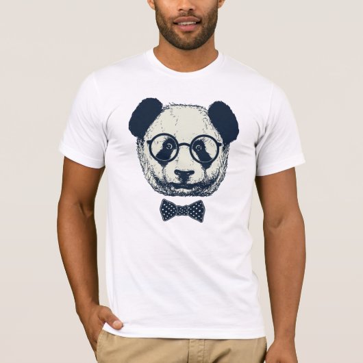 Panda Stripes T-shirt (Voorkant)