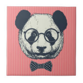 Panda Stripes Tegeltje (Voorkant)