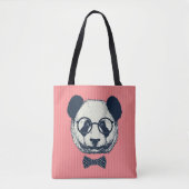 Panda Stripes Tote Bag (Voorkant)