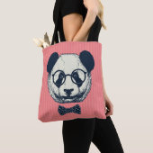 Panda Stripes Tote Bag (Dichtbij)
