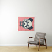 Panda Stripes Wandkleed (In Situ (horizontaal))