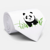 Panda Stropdas (Opgerold)