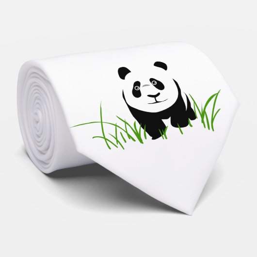 Panda Stropdas (Opgerold)