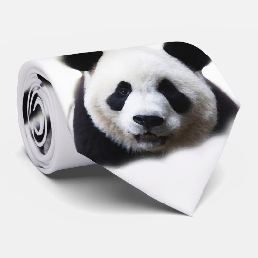 Panda Stropdas (Opgerold)