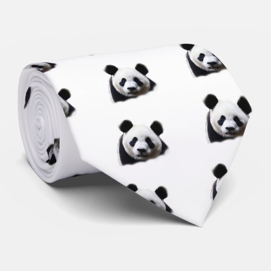 Panda Stropdas (Opgerold)