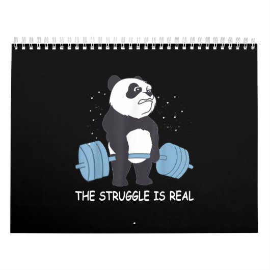Panda Struggle is een echte Beer dodelijk grappige Kalender (Hoes)