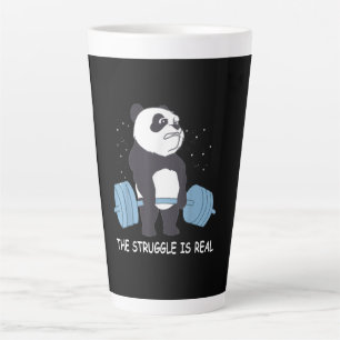 Panda Struggle is een echte Beer dodelijk grappige Latte Mok