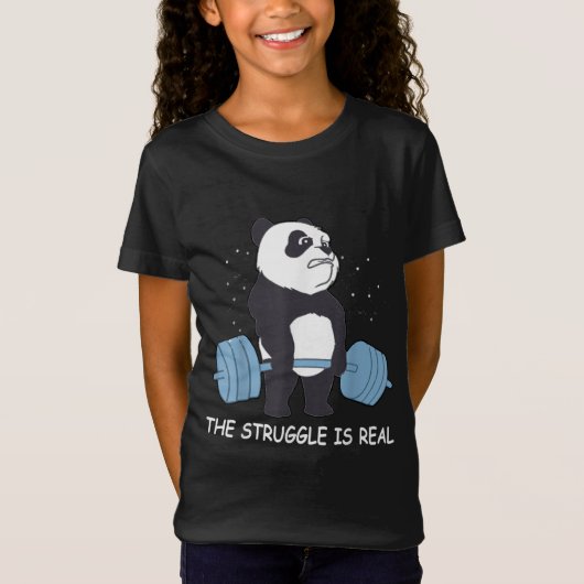 Panda Struggle is een echte Beer dodelijk grappige T-shirt (Voorkant)