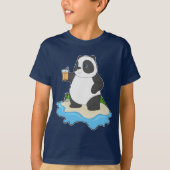 Panda Summer Beach T-shirt (Voorkant)
