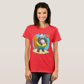 Panda Summer Beach T-shirt (Voorkant volledig)