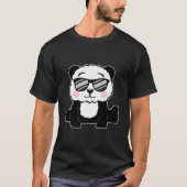Panda Sunglasses For And T-shirt (Voorkant)