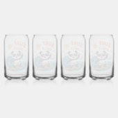 Panda Surf Sourire Kind Été Blikvorm Glas (Achterkant)