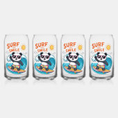 Panda Surf Sourire Kind Été Blikvorm Glas (Voorkant)