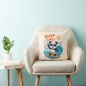 Panda Surf Sourire Kind Été Kussen (Stoel)