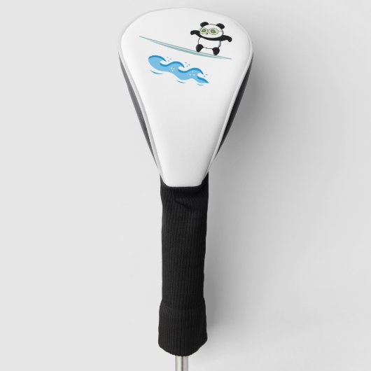 Panda Surfing Golfheadcover (Voorkant)
