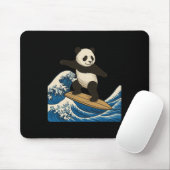 Panda surft Japans _3  Muismat (Met muis)