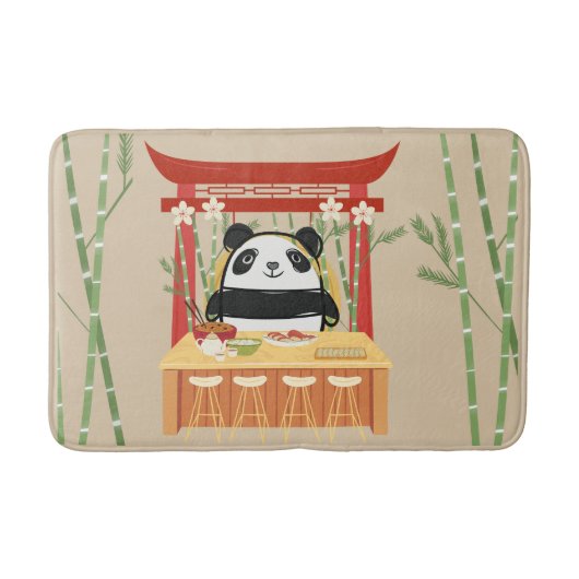 Panda, sushi badmat (Voorkant)