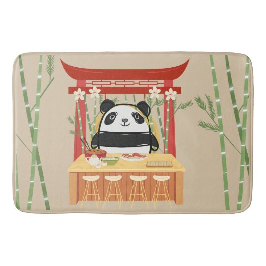 Panda, sushi badmat (Voorkant)