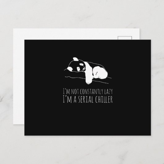 Panda Sweet Funny Funny Koala Animals Briefkaart (Voorkant / Achterkant)