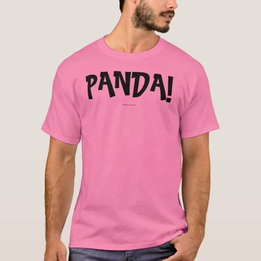 PANDA! T-SHIRT (Voorkant)