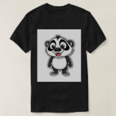 panda t-shirt (Design voorkant)