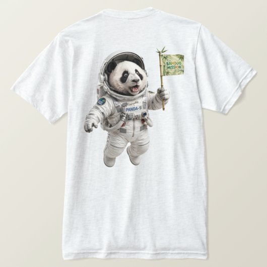 panda t-shirt (Design achterkant)