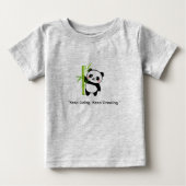 Panda T-shirt voor kinderen (Voorkant)