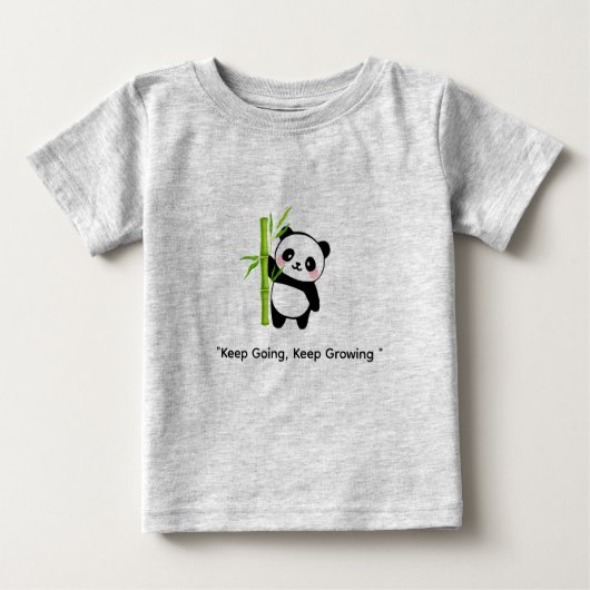 Panda T-shirt voor kinderen (Voorkant)