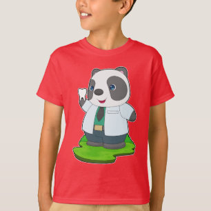 Panda tandarts tand t-shirt