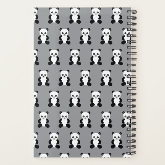 Panda Teddy Bear Planner (Achterkant)