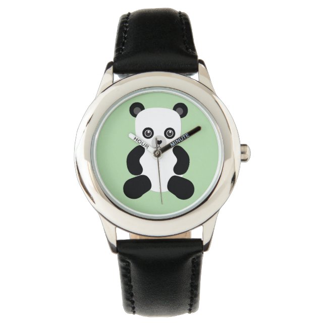 Panda Teddy Bear Watch Horloge (Voorkant)