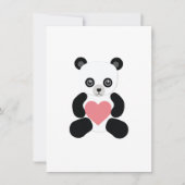 Panda teddybeer met hart Kaart (Voorkant)