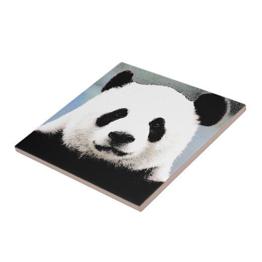 Panda Tegeltje (Zijkant)