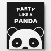 Panda-teken, Panda-decoraties Fotoplaat (Voorkant)