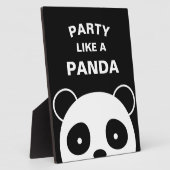 Panda-teken, Panda-decoraties Fotoplaat (Zijkant)