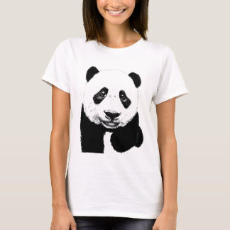 Panda-tekening T-shirt