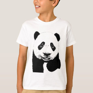 Panda-tekening T-shirt