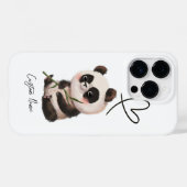 Panda-telefoondraagtas aanpassen Case-Mate iPhone case (Achterkant (horizontaal))