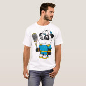 Panda - Tennis Player T-shirt (Voorkant volledig)